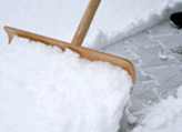 Gehwege vom Schnee befreien